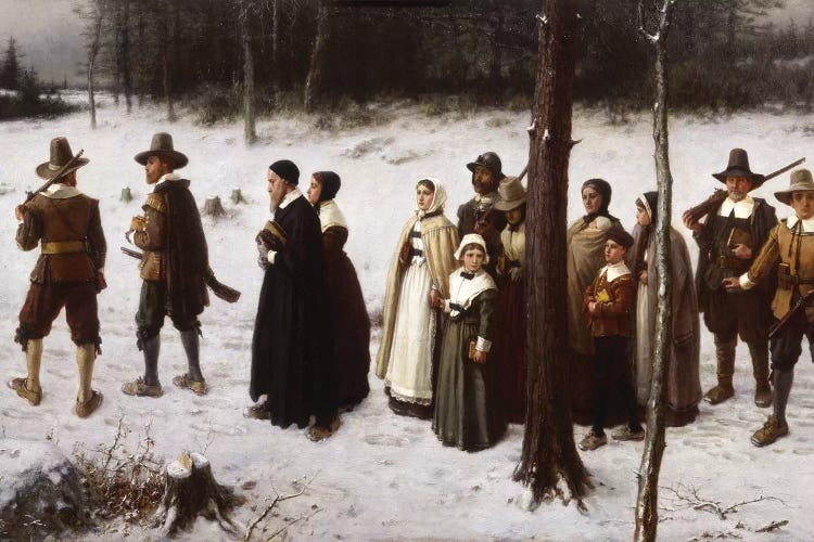 Pilgrims Going to Church, 1867 