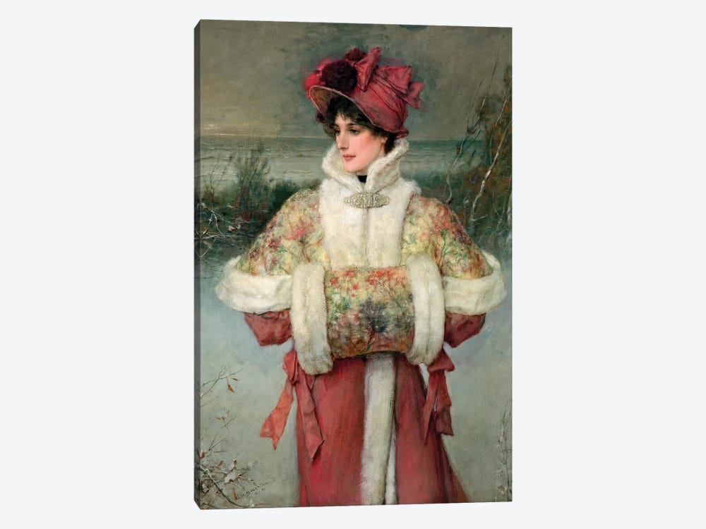 The Lady of the Snows, c.1896  by George Henry Boughton 1-piece Art Print