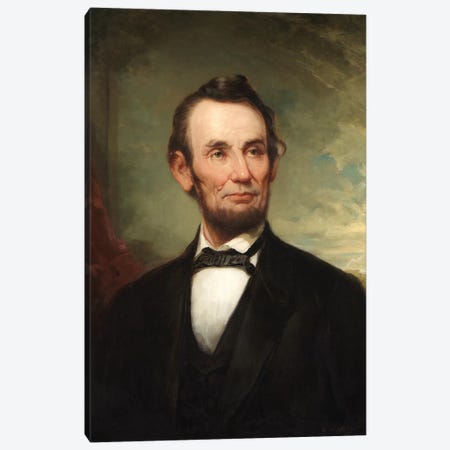 Abraham Lincoln  Canvas Print #BMN10332} by George Henry Story Canvas Art Print