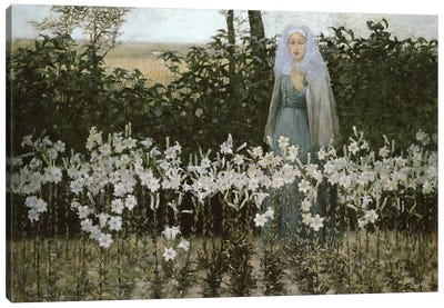 The Annunciation, 1887  Canvas Art Print