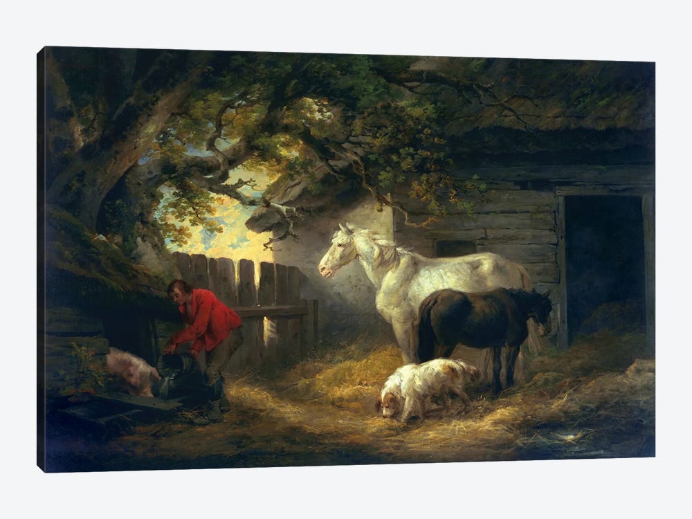 A farmyard, 1792  1-piece Canvas Print