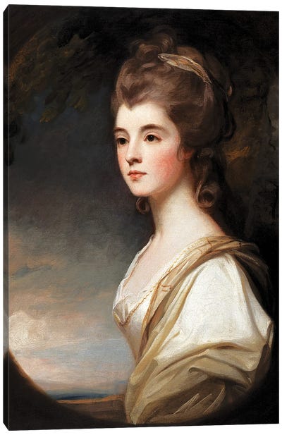 Elizabeth, Duchess of Sutherland, 1782  Canvas Art Print