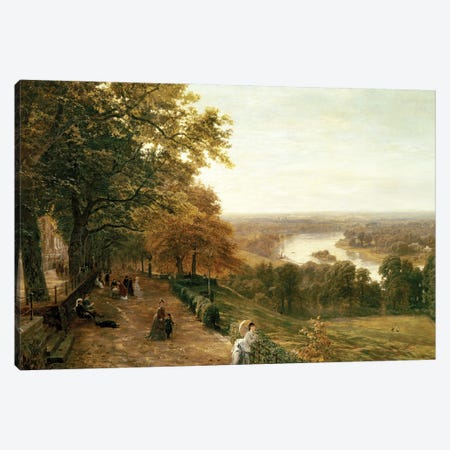 Richmond Hill, London, 1875  Canvas Print #BMN10357} by George Vicat Cole Canvas Art