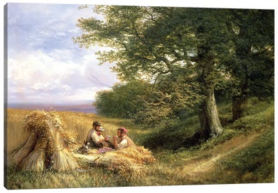 The Harvesters, 1881 Canvas Art Print