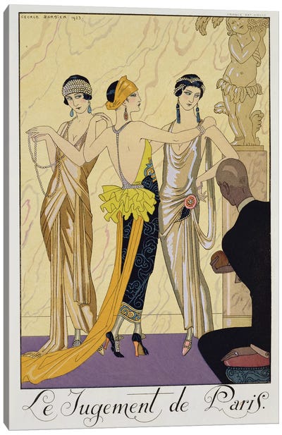 The Judgement of Paris, 1920-30  Canvas Art Print