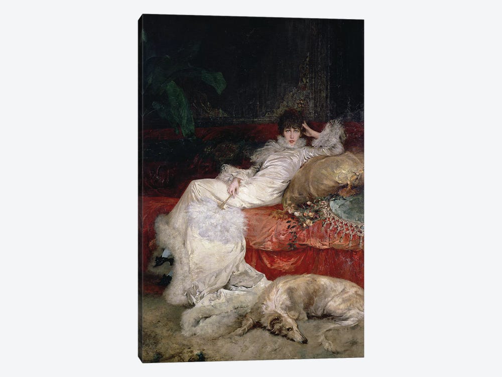 Sarah Bernhardt  1876  by Georges Clairin 1-piece Art Print