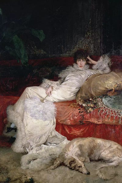 Orientalism: Sarah Bernhardt  1876  by Georges Clairin