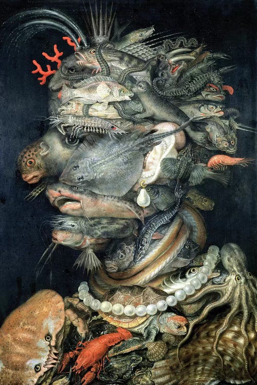 Water,  by Giuseppe Arcimboldo wall art
