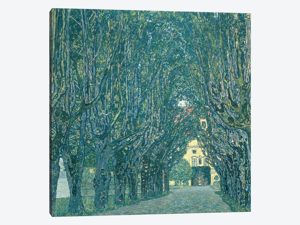 Avenue in the Park of Schloss Kammer, 1912   by Gustav Klimt 1-piece Canvas Print
