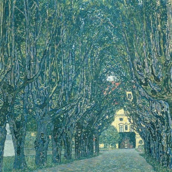 Gustav Klimt: Avenue in the Park of Schloss Kammer, 1912   by Gustav Klimt