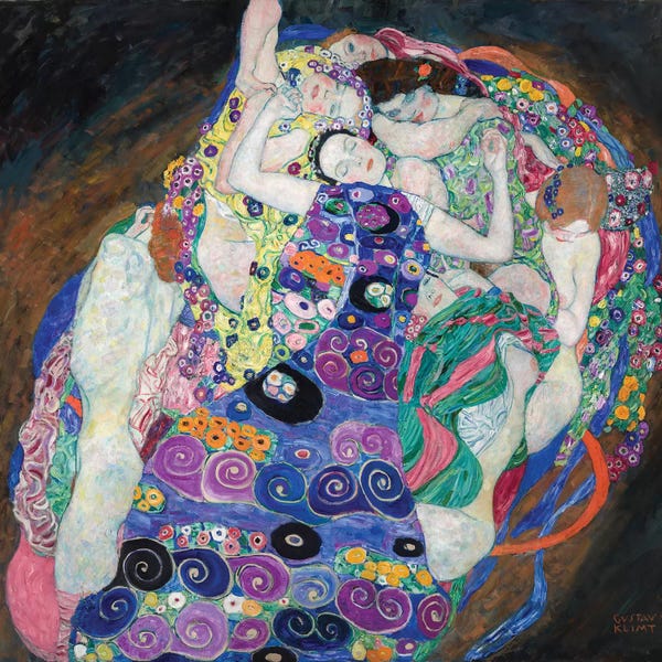 Sleeping & Napping: Virgin, 1913  by Gustav Klimt