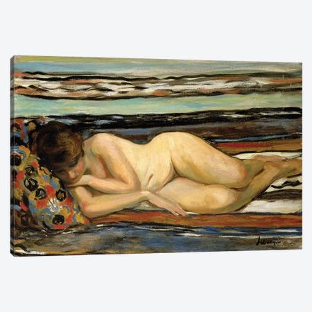 Nude Woman Sleeping; Nu Allonge,  Canvas Print #BMN10484} by Henri Lebasque Canvas Art