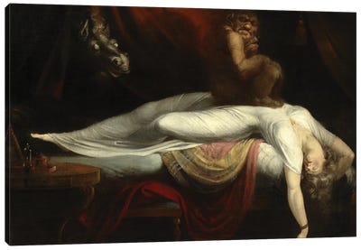 The Nightmare, 1781  Canvas Art Print - Sleeping & Napping