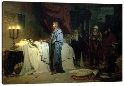 The Raising of Jairus's Daughter, 1871  Canvas Art Print