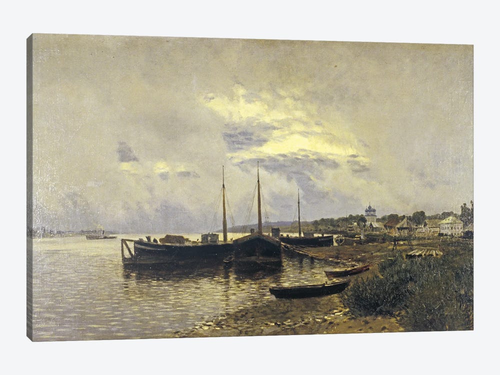 After Rain in Ples, 1889 by Isaak Ilyich Levitan 1-piece Canvas Art Print