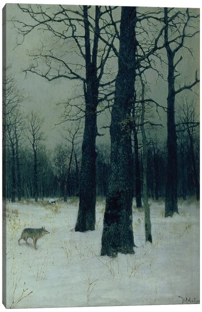 Wood in Winter, 1885  Canvas Art Print
