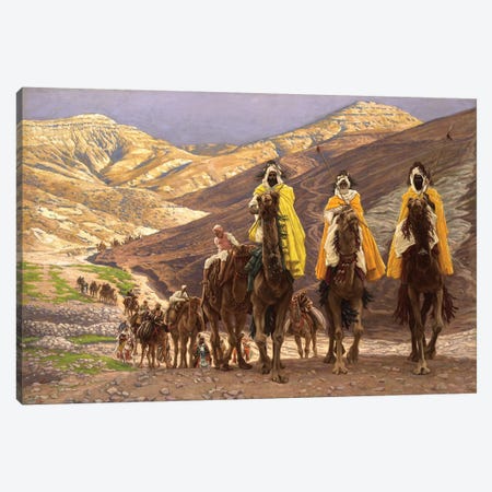 Journey of the Magi, c.1894  Canvas Print #BMN10532} by James Jacques Joseph Tissot Canvas Print