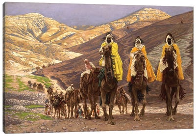 Journey of the Magi, c.1894  Canvas Art Print