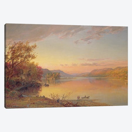 Lake George, NY, 1871  Canvas Print #BMN10536} by Jasper Francis Cropsey Canvas Wall Art
