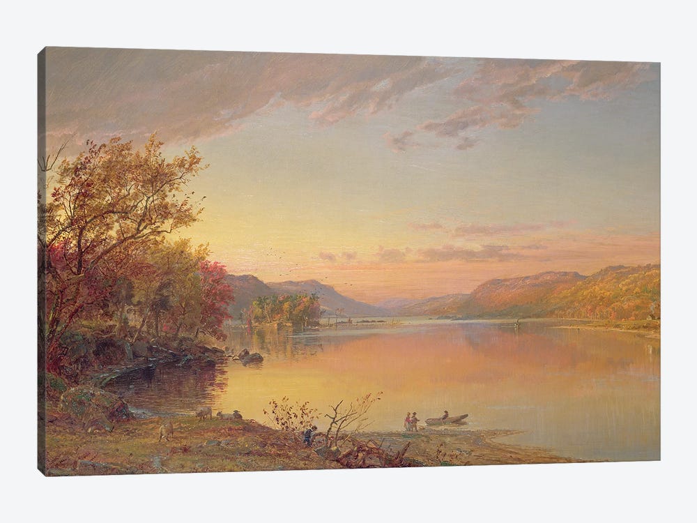 Lake George, NY, 1871  by Jasper Francis Cropsey 1-piece Canvas Art Print