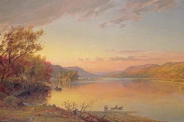 Hudson River School: Lake George, NY, 1871  by Jasper Francis Cropsey