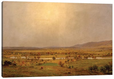 Pompton Plains, New Jersey, 1867  Canvas Art Print