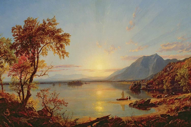 Sunset, Lake George, New York, 1867 