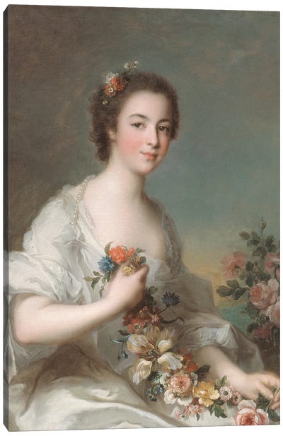 Portrait of a Lady, 1738  Canvas Art Print