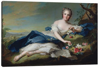 Portrait of Henriette de France, c.1742  Canvas Art Print