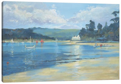 Salcombe - Late Afternoon Light, 2008  Canvas Art Print