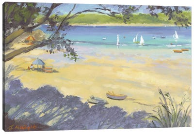 Salcombe Southsands Beach  Canvas Art Print