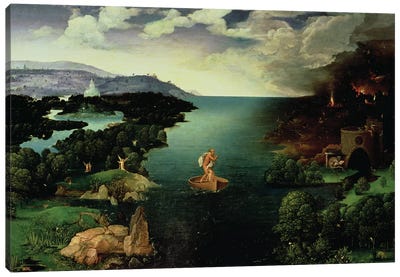 Charon Crossing the River Styx, 1515-24  Canvas Art Print