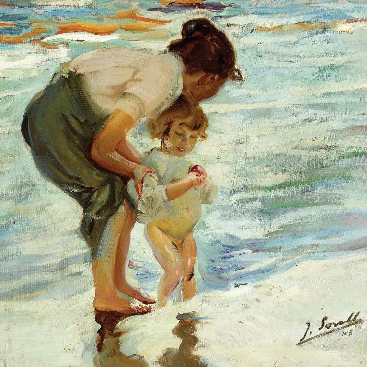 On the Beach, 1908 