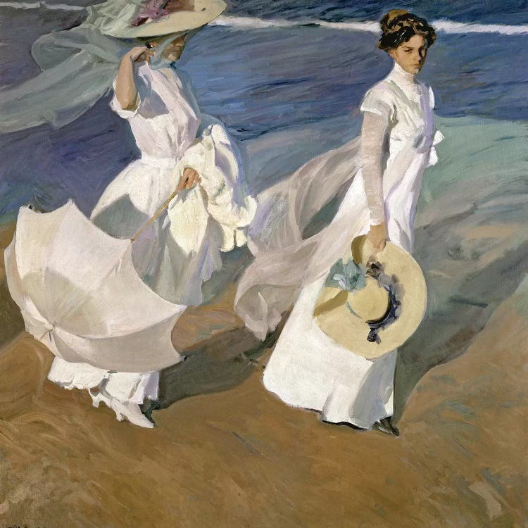 Strolling along the Seashore, 1909 