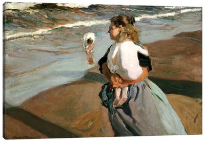 The Little Granddaughter, 1908  Canvas Art Print