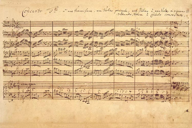 The Brandenburg Concertos, No.5 D-Dur, 1721  