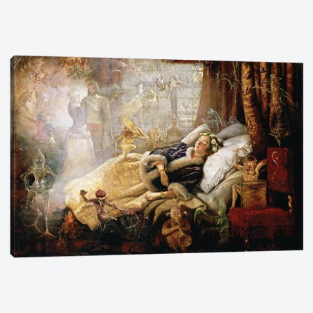 "The Stuff that Dreams are Made of"  Canvas Print #BMN10610} by John Anster Fitzgerald Canvas Wall Art