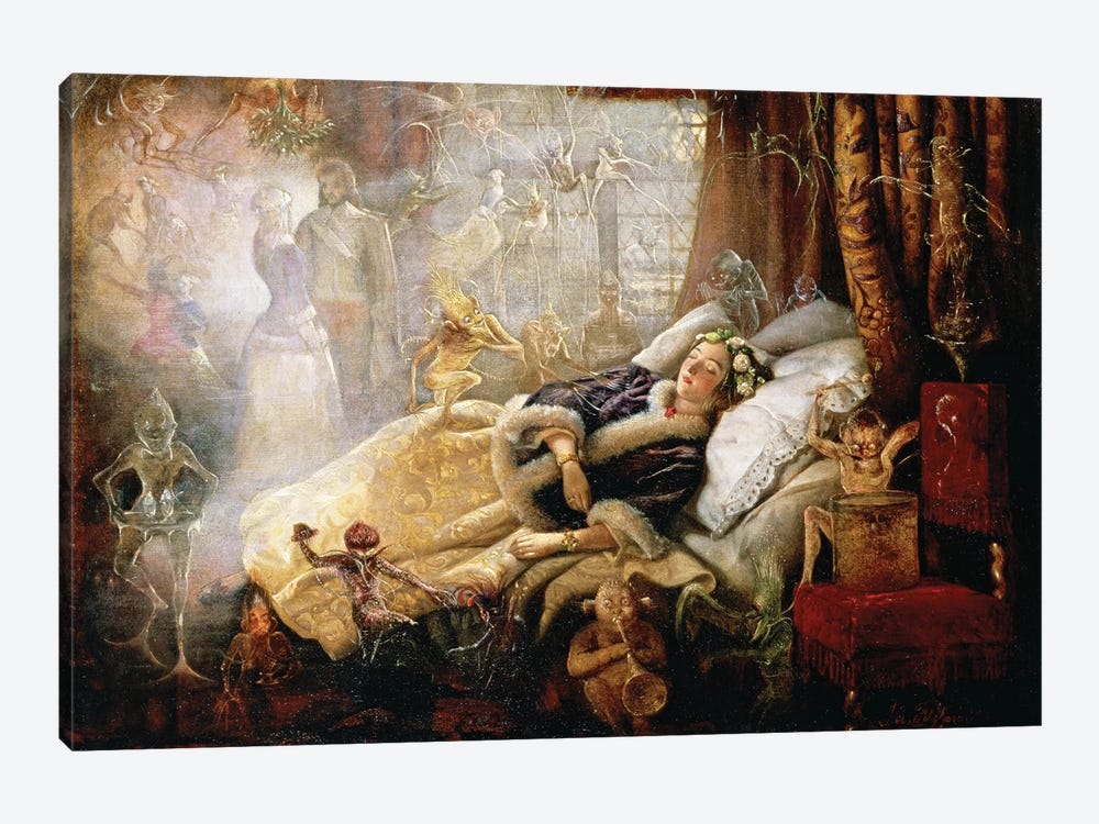 "The Stuff that Dreams are Made of"  by John Anster Fitzgerald 1-piece Art Print