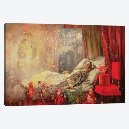 The Stuff that Dreams are Made Of, 1858   Canvas Print #BMN10616} by John Anster Fitzgerald Canvas Art Print