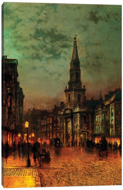 Blackman Street, 1885  Canvas Art Print - John Atkinson Grimshaw