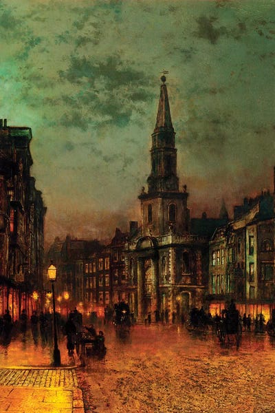 John Atkinson Grimshaw: Blackman Street, 1885  by John Atkinson Grimshaw