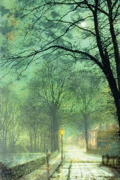 England: Bonchurch, Ventnor, Isle of Wight  by John Atkinson Grimshaw