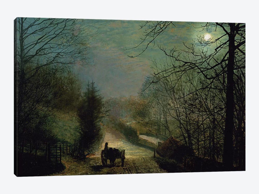 Forge Valley by John Atkinson Grimshaw 1-piece Canvas Print