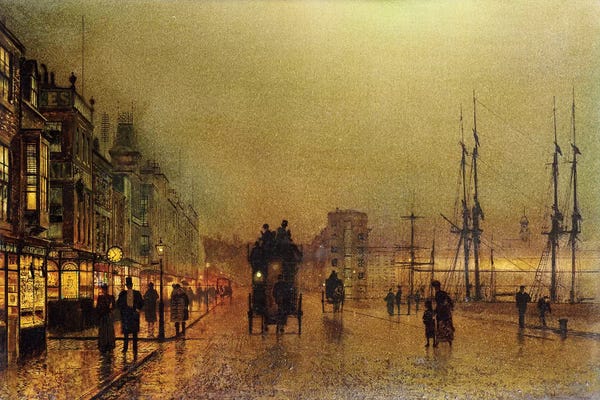 Scotland: Glasgow  by John Atkinson Grimshaw