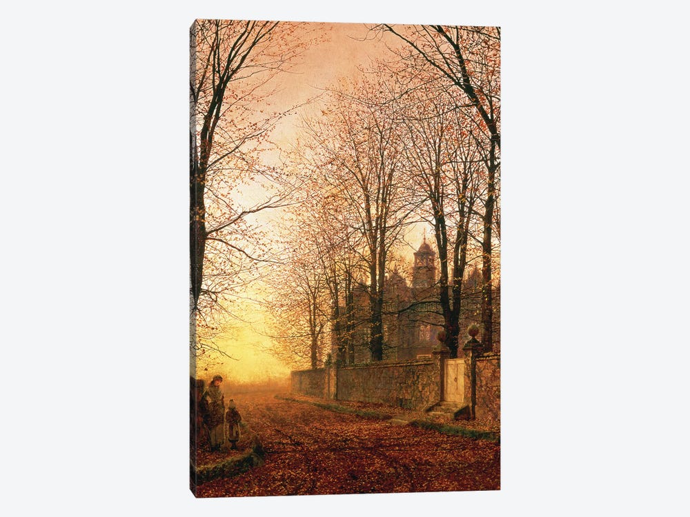 In the Golden Olden Time, c.1870 by John Atkinson Grimshaw 1-piece Canvas Artwork