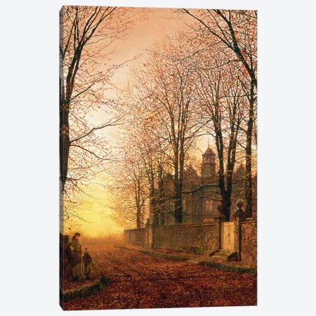 In the Golden Olden Time, c.1870 Canvas Print #BMN10642} by John Atkinson Grimshaw Canvas Art Print