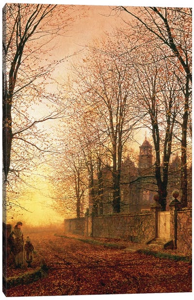 In the Golden Olden Time, c.1870 Canvas Art Print - John Atkinson Grimshaw
