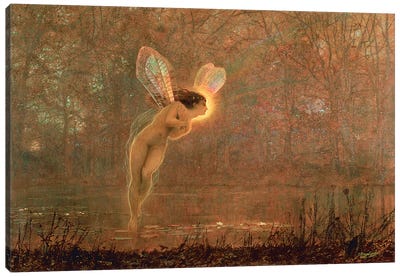 Iris, 1886   Canvas Art Print - John Atkinson Grimshaw