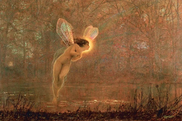 John Atkinson Grimshaw: Iris, 1886   by John Atkinson Grimshaw