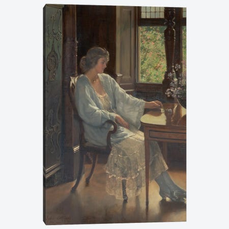 Meditation, 1921  Canvas Print #BMN10678} by John Collier Canvas Art